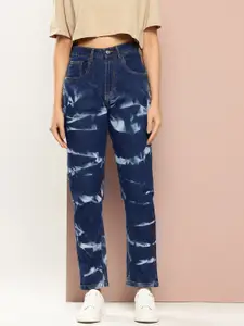 Harvard Women Boyfriend Fit High-Rise Acid Wash Stretchable Jeans