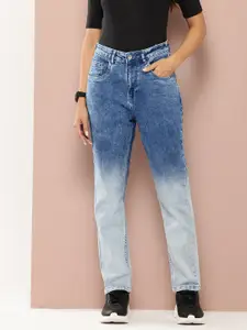 Harvard Women High-Rise Light Fade Ombre Stretchable Jeans