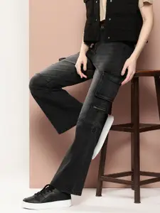 Harvard Women Flared Light Fade Stretchable Jeans