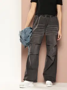 Harvard Women Parachute Fit Light Fade Stretchable Jeans