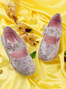 BAESD Girls Embellished Flatform Heeled Mary Janes