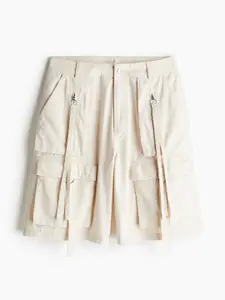 H&M Women Pure Cotton Cargo Shorts