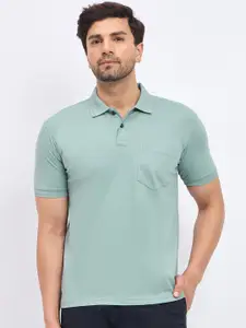 Duke Men Polo Collar Pockets T-shirt