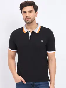 Duke Polo Collar Short Sleeves Cotton Slim Fit T-shirt