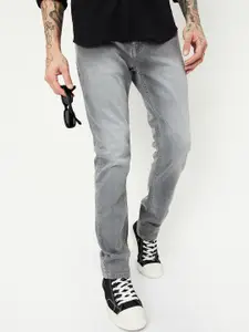 max Men Clean Look Mid Rise Heavy Fade Regular Fit Stretchable Jeans