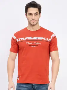 Duke Round Neck Short Sleeves Cotton Slim Fit T-shirt