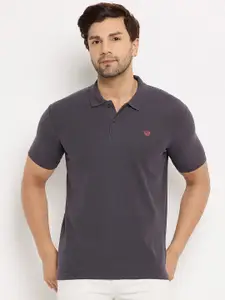 Duke Polo Collar Short Sleeves Cotton Slim Fit T-shirt