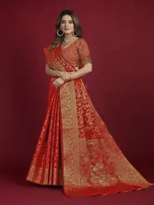 SGF11 Woven Design Zari Art Silk Kanjeevaram Saree