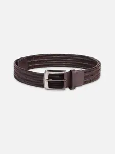 Allen Solly Men Textured Leather Belt