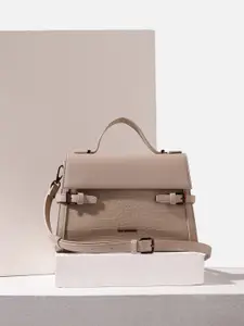 Van Heusen Woman Women Solid PU Shopper Satchel with Bow Detail