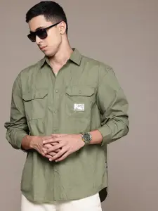 The Roadster Lifestyle Co. Pure Cotton Relaxed Checked Casual Shirt