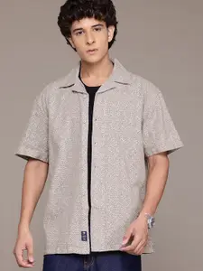 The Roadster Lifestyle Co. Pure Cotton Ethnic Print Casual Shirt