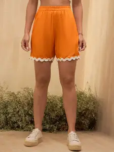 Marie Claire Women High-Rise Shorts