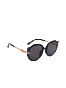 AISLIN Women Round Sunglasses with UV Protected Lens ES_13316-86-AS-6060