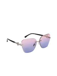 AISLIN Women Butterfly Sunglasses & UV Protected Lens ES_12988-87-AS-6085-PKBL-SVBK-BTWF