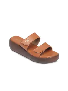 Monrow PU Wedge Sandals