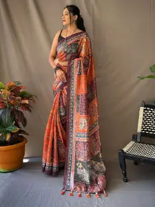DEVATITHI Kalamkari Saree