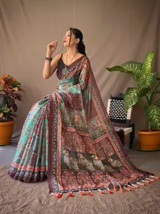 DEVATITHI Kalamkari Print Saree