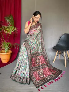 DEVATITHI Kalamkari Pure Cotton Saree