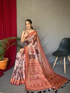 DEVATITHI Ethnic Motifs Zari Saree
