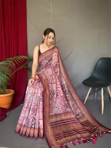 DEVATITHI Floral Kashmiri Digital Print Saree