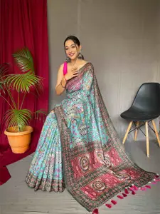 DEVATITHI Floral Pure Cotton Saree