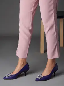 Oroh Women Leather Stiletto Heels Pumps