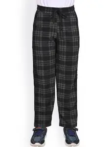 BAESD Boys Checked Dry-Fit Track Pants