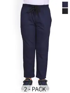 BAESD Boys Pack Of 2 Pure Cotton Track Pants