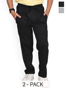 BAESD Boys Pack Of 2 Pure Cotton Track Pants