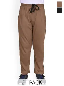 BAESD Boys Pack Of 2 Mid Rise Cotton Regular Lower Track Pant