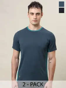 Technosport Pack Of 2 Antimicrobial & Anti Odour Sports T-Shirts