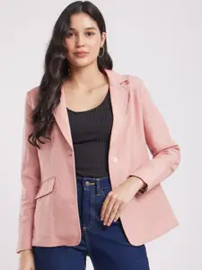 FableStreet Single-Breasted Casual Blazer