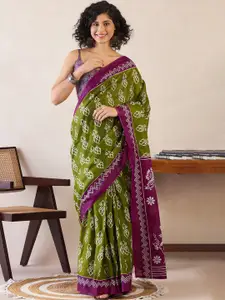 Saree mall Bagh Poly Cotton Ready to Wear Bagh Sarees
