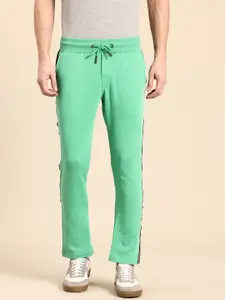 Being Human Men Pure Cotton Side Stripes Track Pants