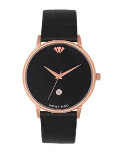 MONT NEO Men Leather Straps Analogue Watch G1034E-L3304