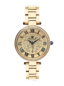MONT NEO Women Printed Dial Bracelet Style Straps Analogue Watch 7503T-M2208