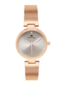 MONT NEO Women Stainless Steel Bracelet Style Straps Analogue Watch 9005T-B3303