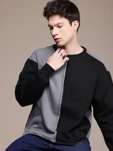 WROGN Colourblocked Sweatshirt