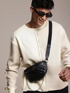 WROGN Colourblocked Pullover Sweatshirt