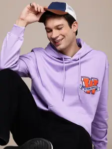 WROGN Applique Detailing Hooded Pullover Sweatshirt