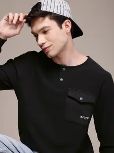 WROGN Henley Neck Sweatshirt