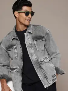 WROGN Pure Cotton Oversized Denim Jacket