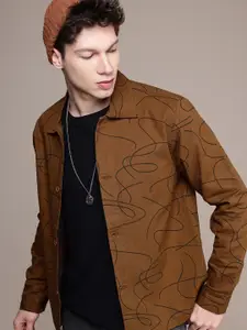 WROGN Comfort Fit Abstract Printed Tailored Jacket