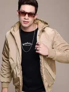 WROGN Hooded Padded Bomber Jacket