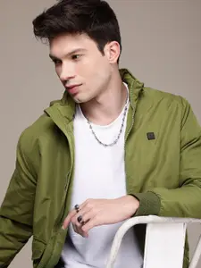 WROGN Hooded Slim Fit Padded Jacket