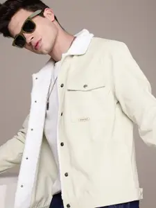 WROGN Spread Collar Pure Cotton Tailored Jacket