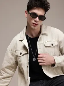 WROGN Oversized Fit Pure Cotton Denim Jacket