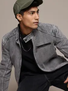 WROGN Stand Collar Pure Cotton Tailored Jacket