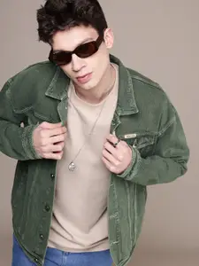 WROGN Oversized Fit Pure Cotton Denim Jacket